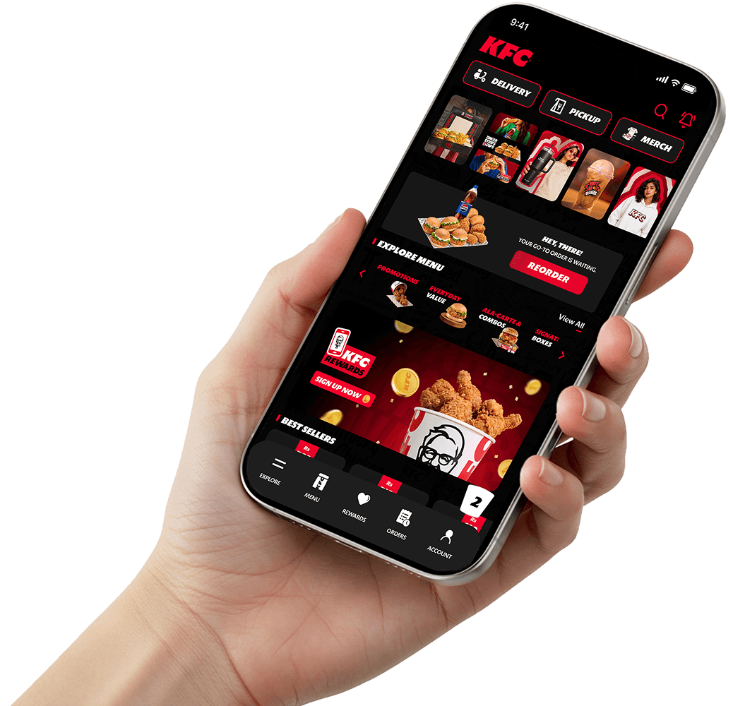 KFC mobile app
